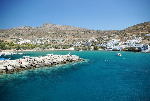 Sailing Holidays in Alopronia Harbor, Sikinos, Cyclades, Greece with Sail la Vie!