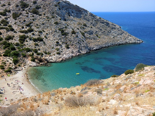 Sailing Holidays in Armeos Beach, Syros, Cyclades, Greece with Sail la Vie!
