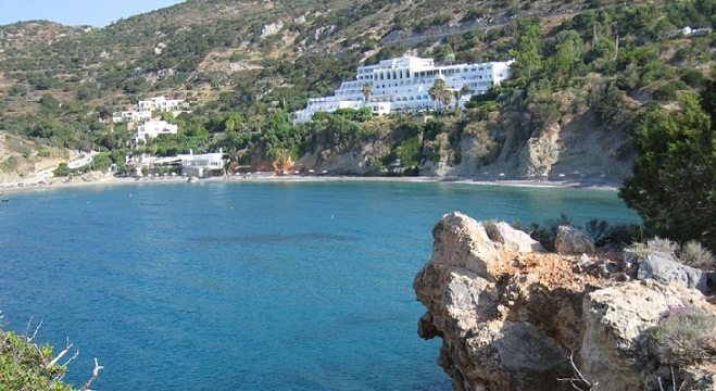 Sailing Holidays in Istro Bay Hotel Beach, Agios Nikolaos, Crete, Greece with Sail la Vie!