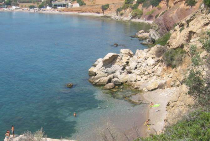 Sailing Holidays in Kaki Vigla Beach, Salamina, Saronic Islands, Greece with Sail la Vie!