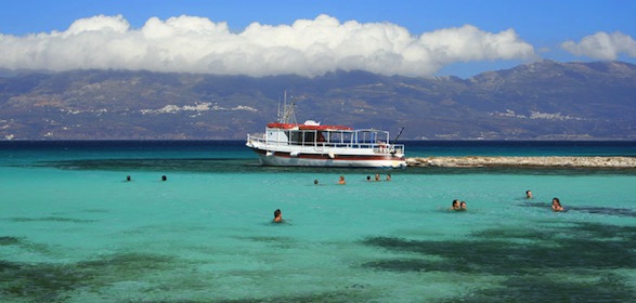 Sailing Holidays in Lefki Beach, Elafonisos, Myrtoan Sea, Greece with Sail la Vie!