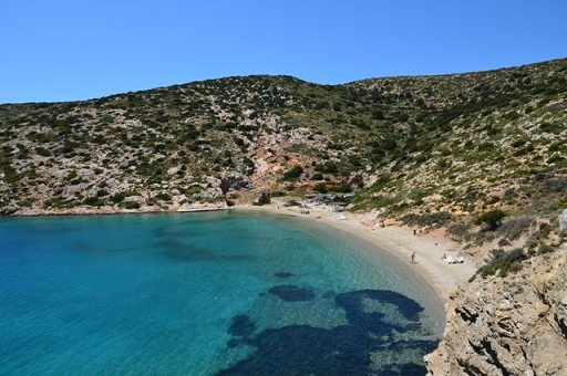 Sailing Holidays in Maltezi Beach, Amorgos, Cyclades, Greece with Sail la Vie!