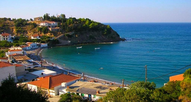 Sailing Holidays in Nagos Beach, Chios, North East Aegean, Greece with Sail la Vie!