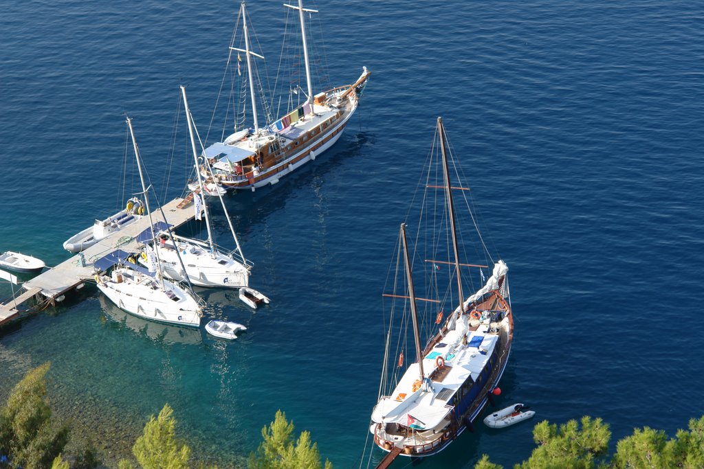 Sailing Holidays in Spartochori Fishing Shelter, Meganisi, Ionian Islands, Greece with Sail la Vie!